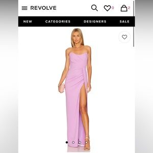 Katie May Revolve lilac dress